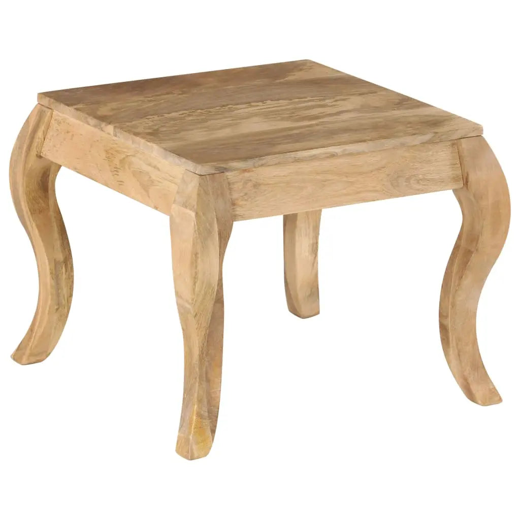 End Table Solid Mango Wood Living with Luxury