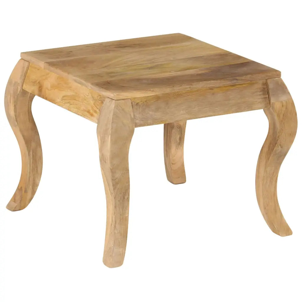 End Table Solid Mango Wood Living with Luxury