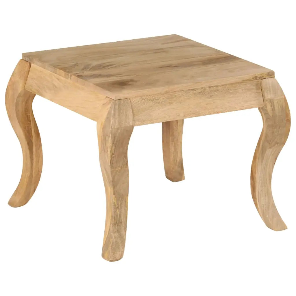 End Table Solid Mango Wood Living with Luxury