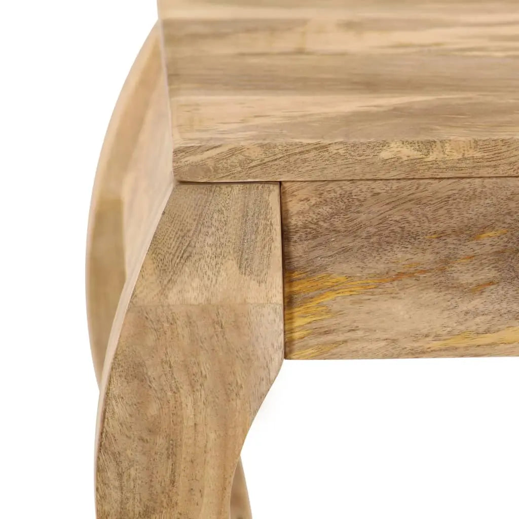 End Table Solid Mango Wood Living with Luxury