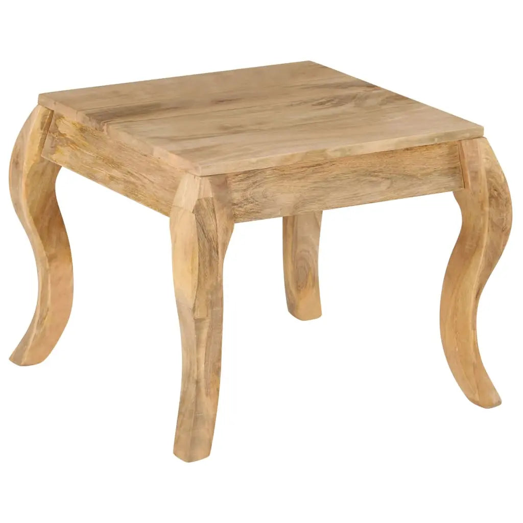 End Table Solid Mango Wood Living with Luxury