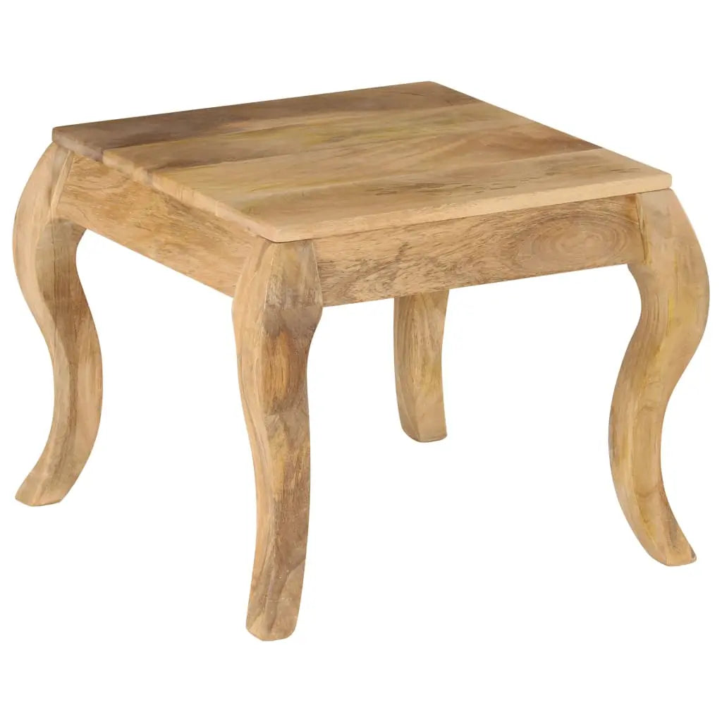 End Table Solid Mango Wood Living with Luxury