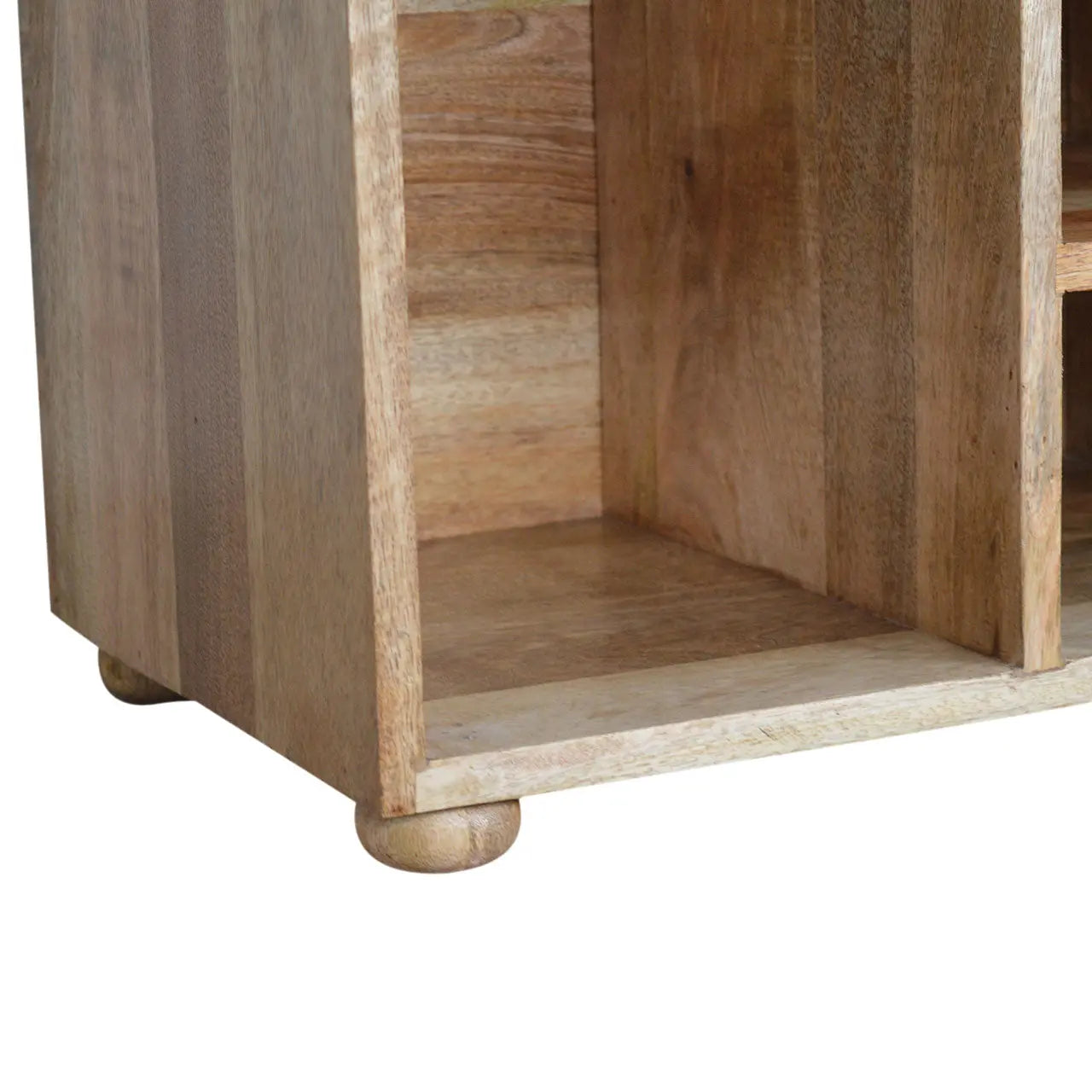 Multi Tweed Open Storage Bench - Living with Luxury