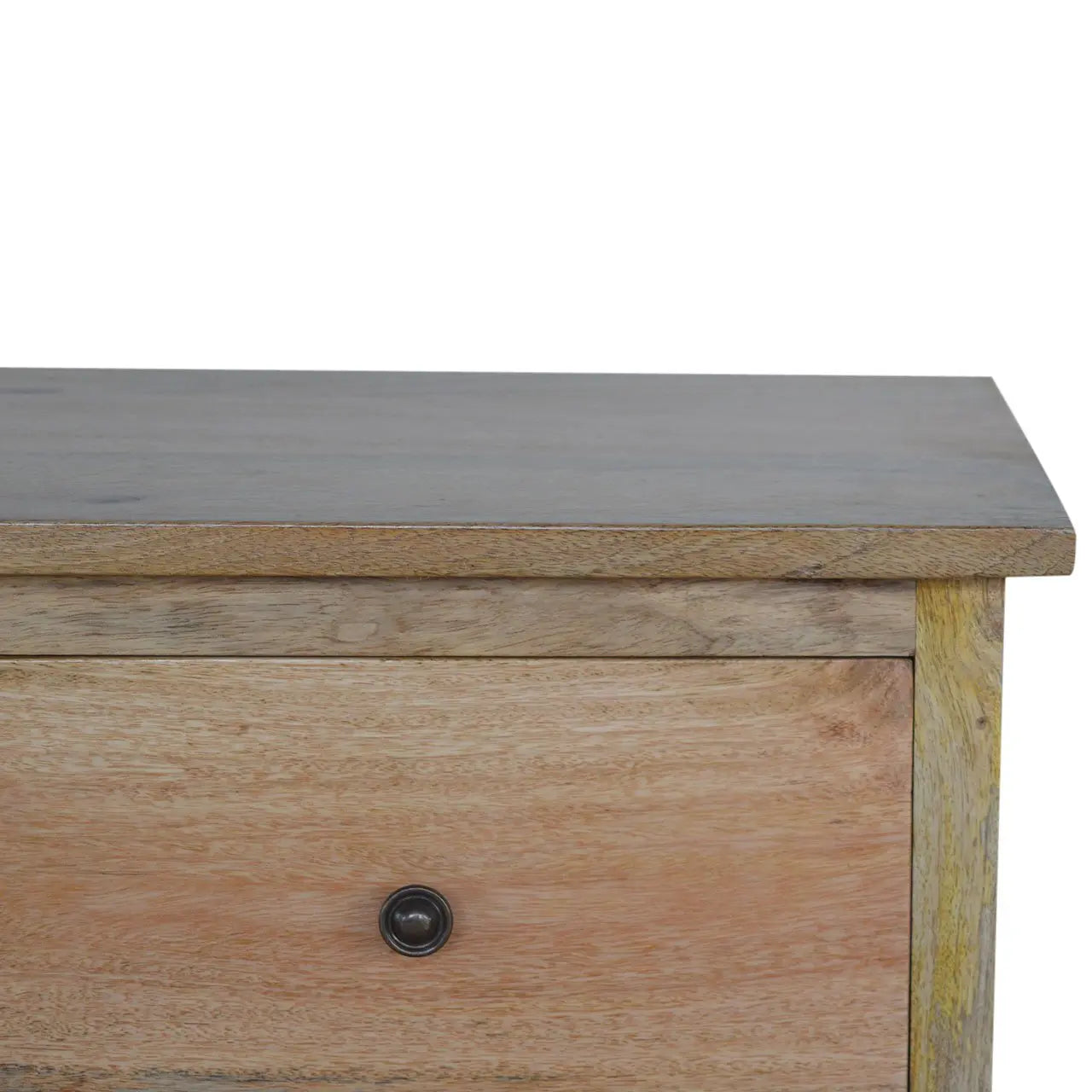 Oak-ish Solid Wood 8 Drawer Chest Living with Luxury
