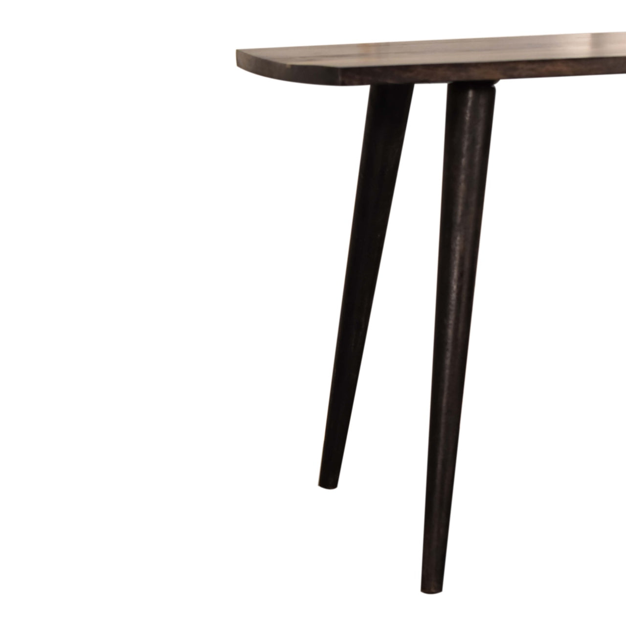 Ash Black Brass Inlay Coffee Table Living with Luxury