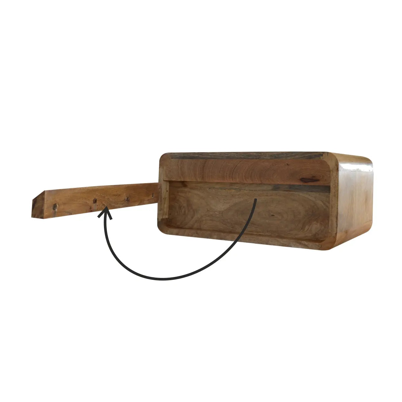 Wall Mounted Open Bedside - Living with Luxury