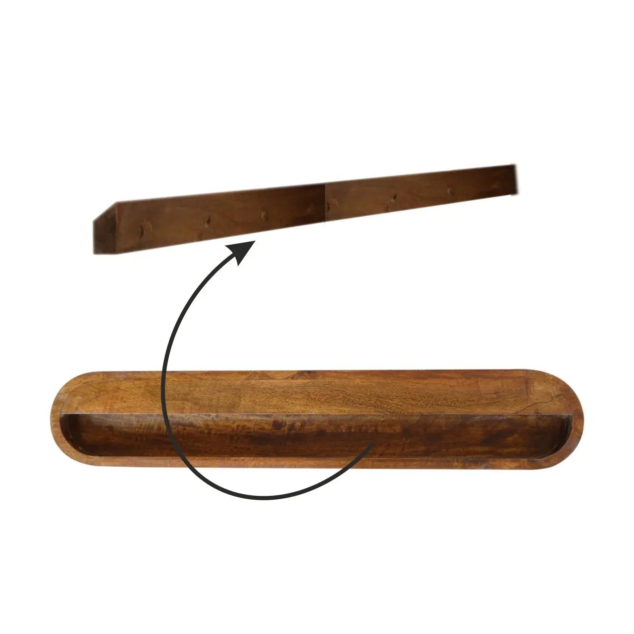 Floating Chestnut London Console - Living with Luxury