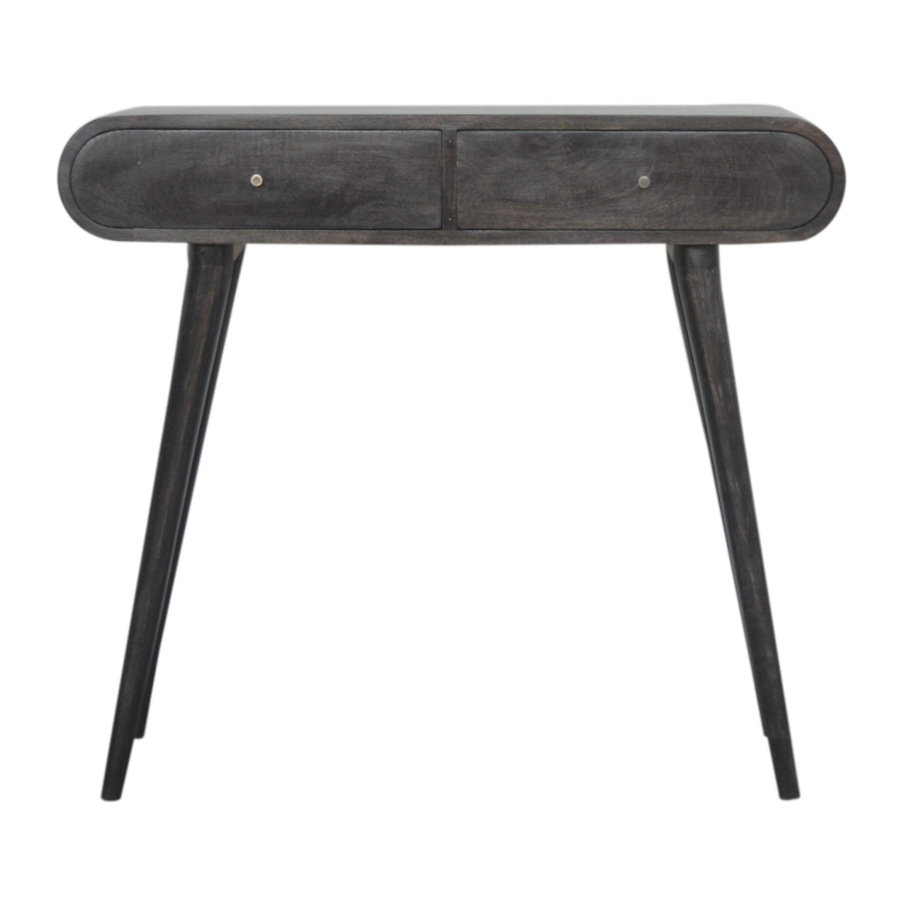 Ash Black Curve Console Table Living with Luxury