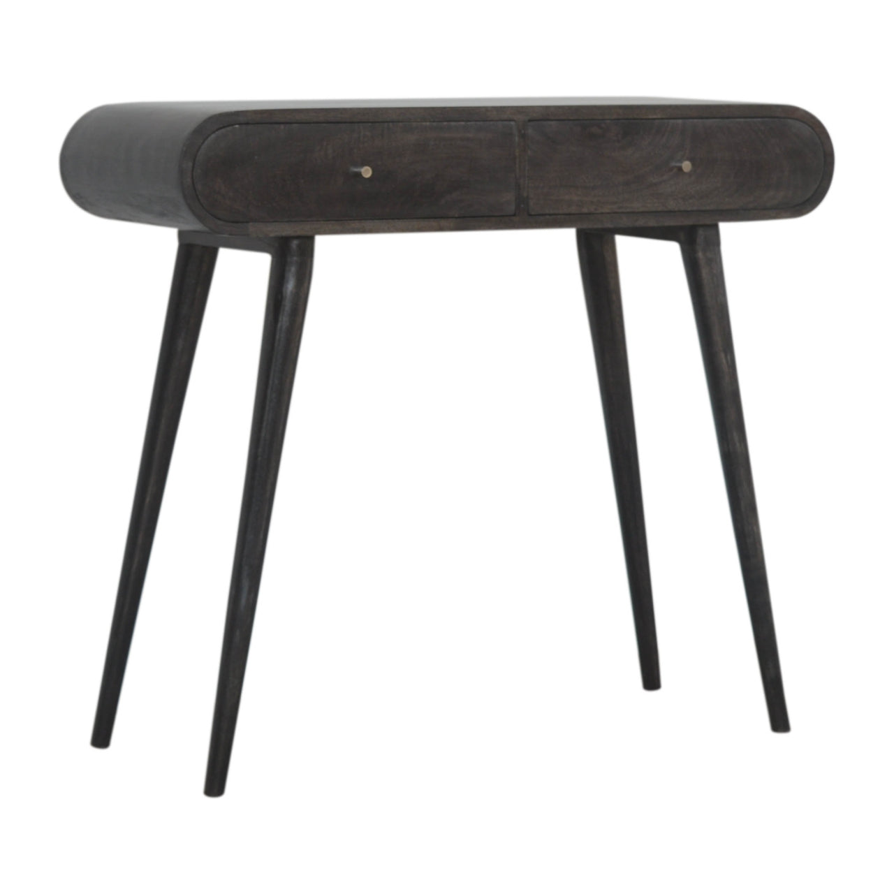 Ash Black Curve Console Table Living with Luxury