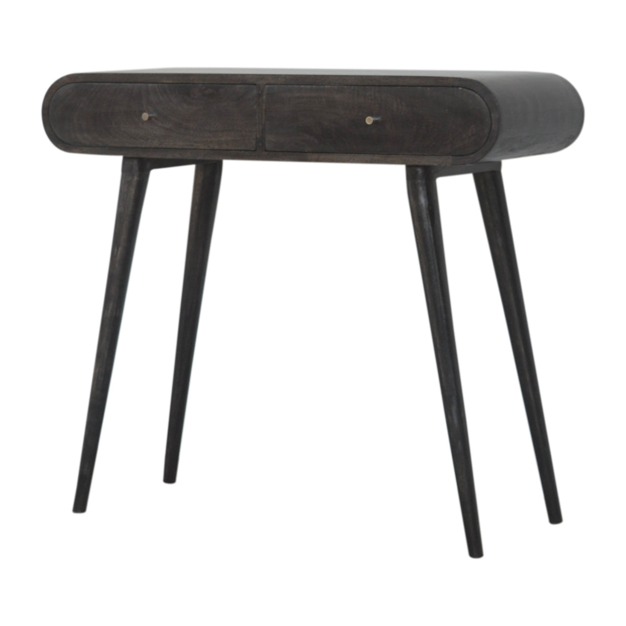 Ash Black Curve Console Table Living with Luxury
