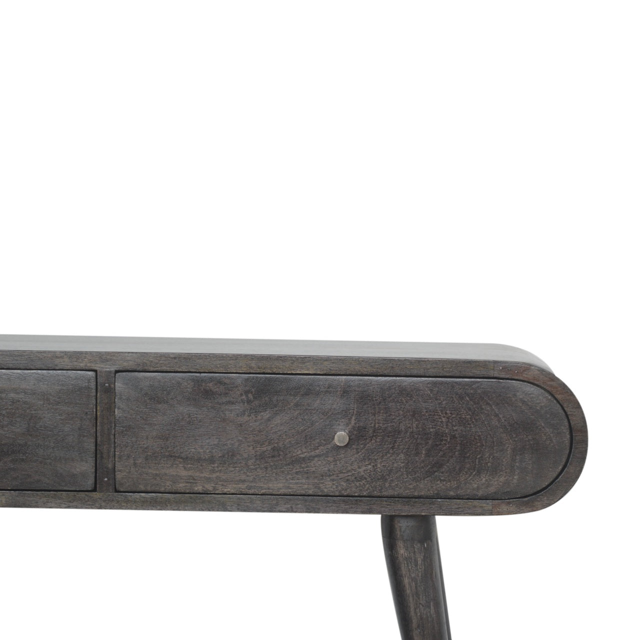Ash Black Curve Console Table Living with Luxury