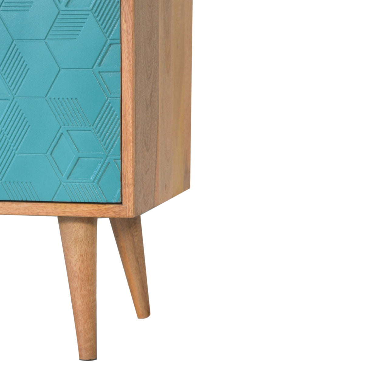 Acadia Teal Cabinet Living with Luxury