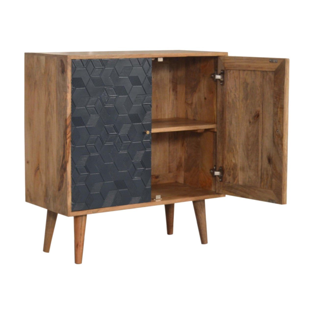 Acadia Navy Cabinet Living with Luxury