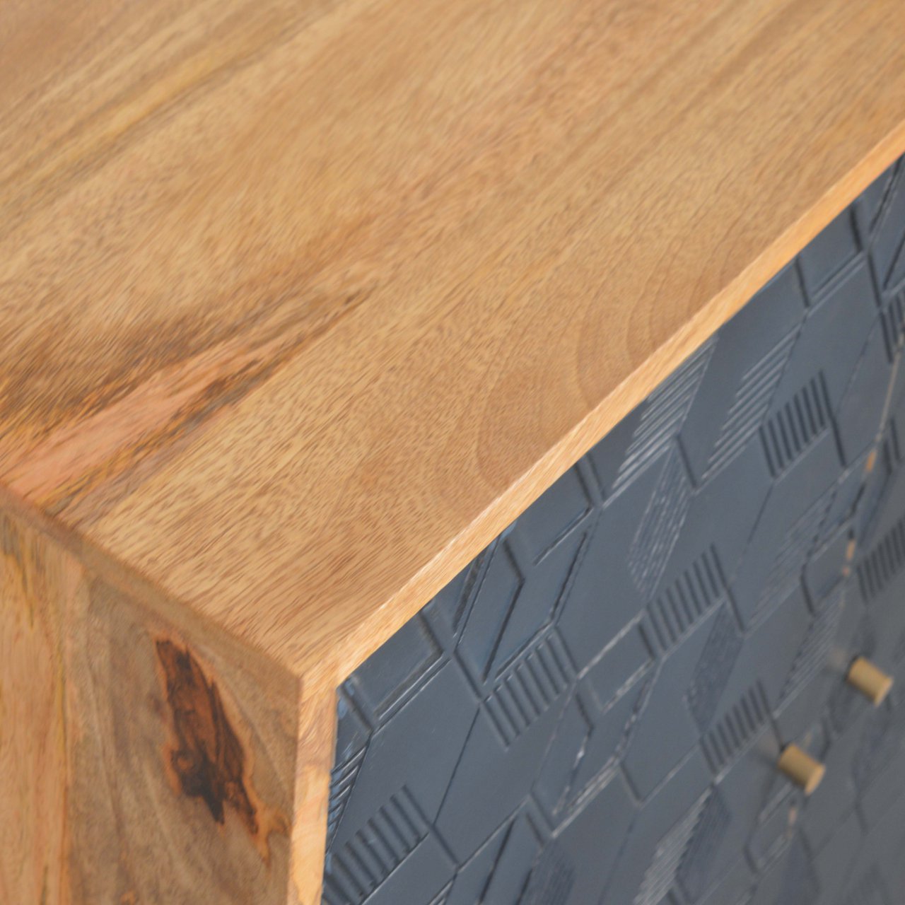 Acadia Navy Cabinet Living with Luxury