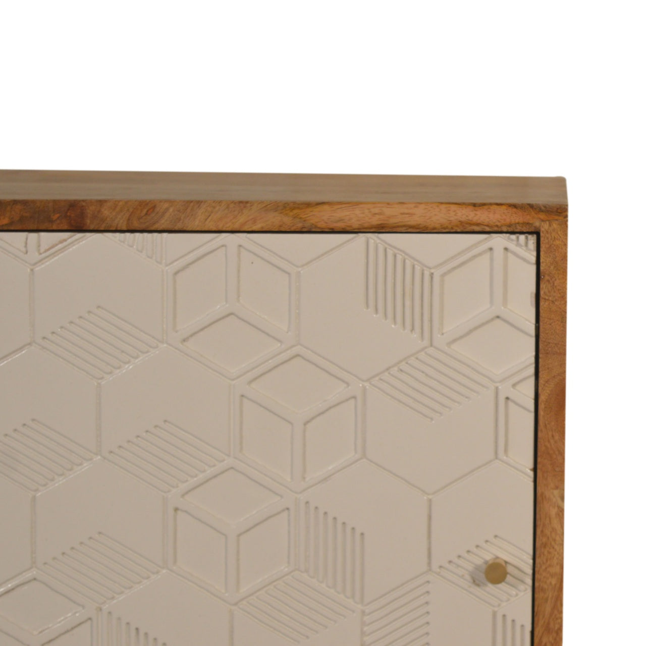 Acadia White Door Bedside Living with Luxury