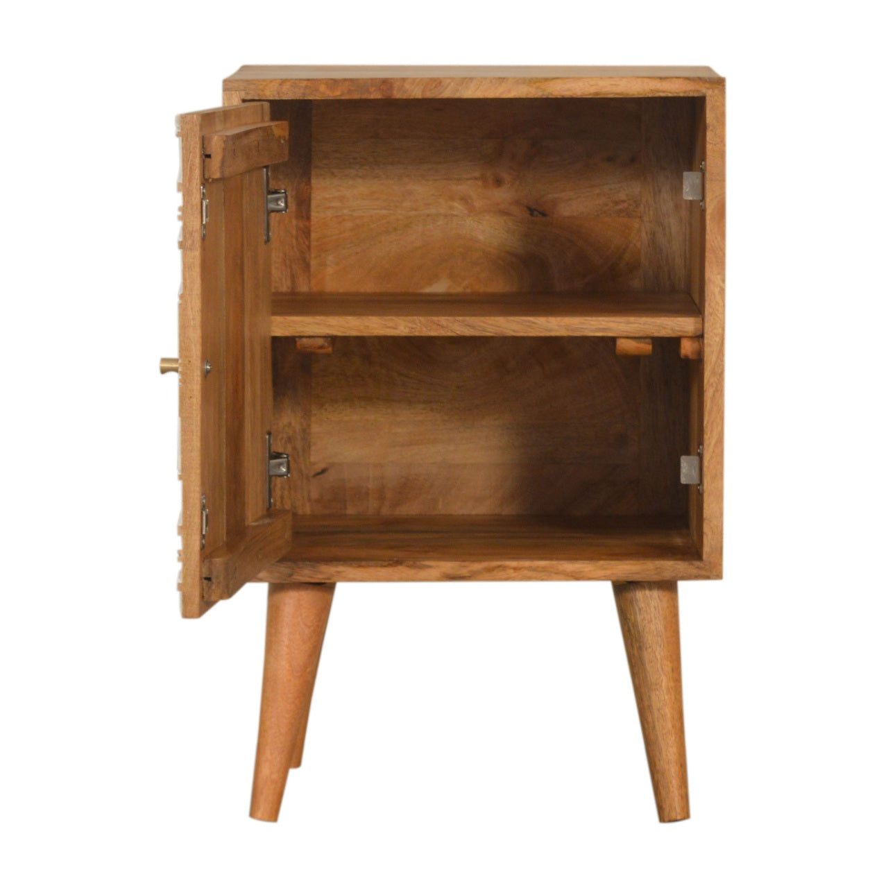 Acadia White Door Bedside Living with Luxury