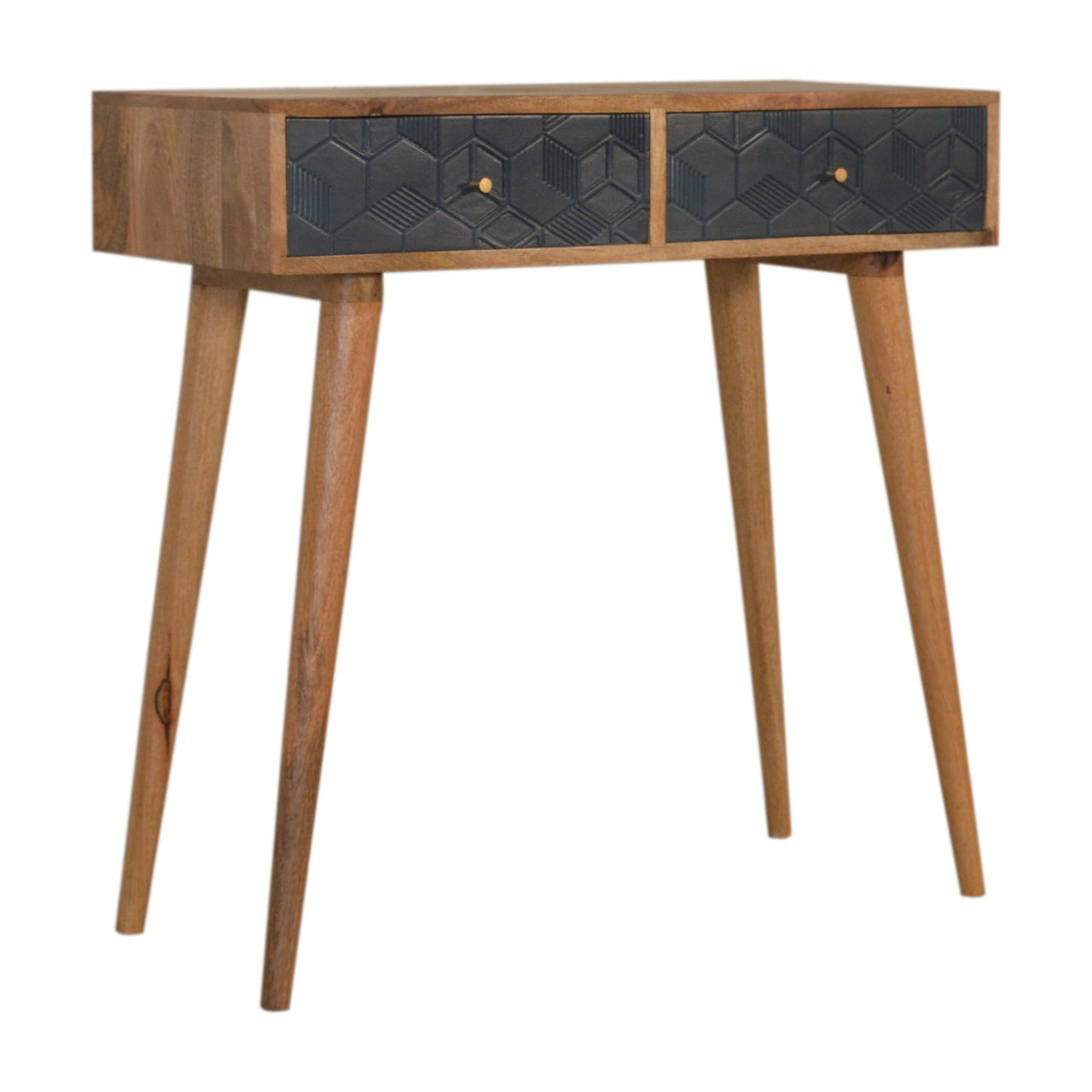 Acadia Black Console Table Living with Luxury