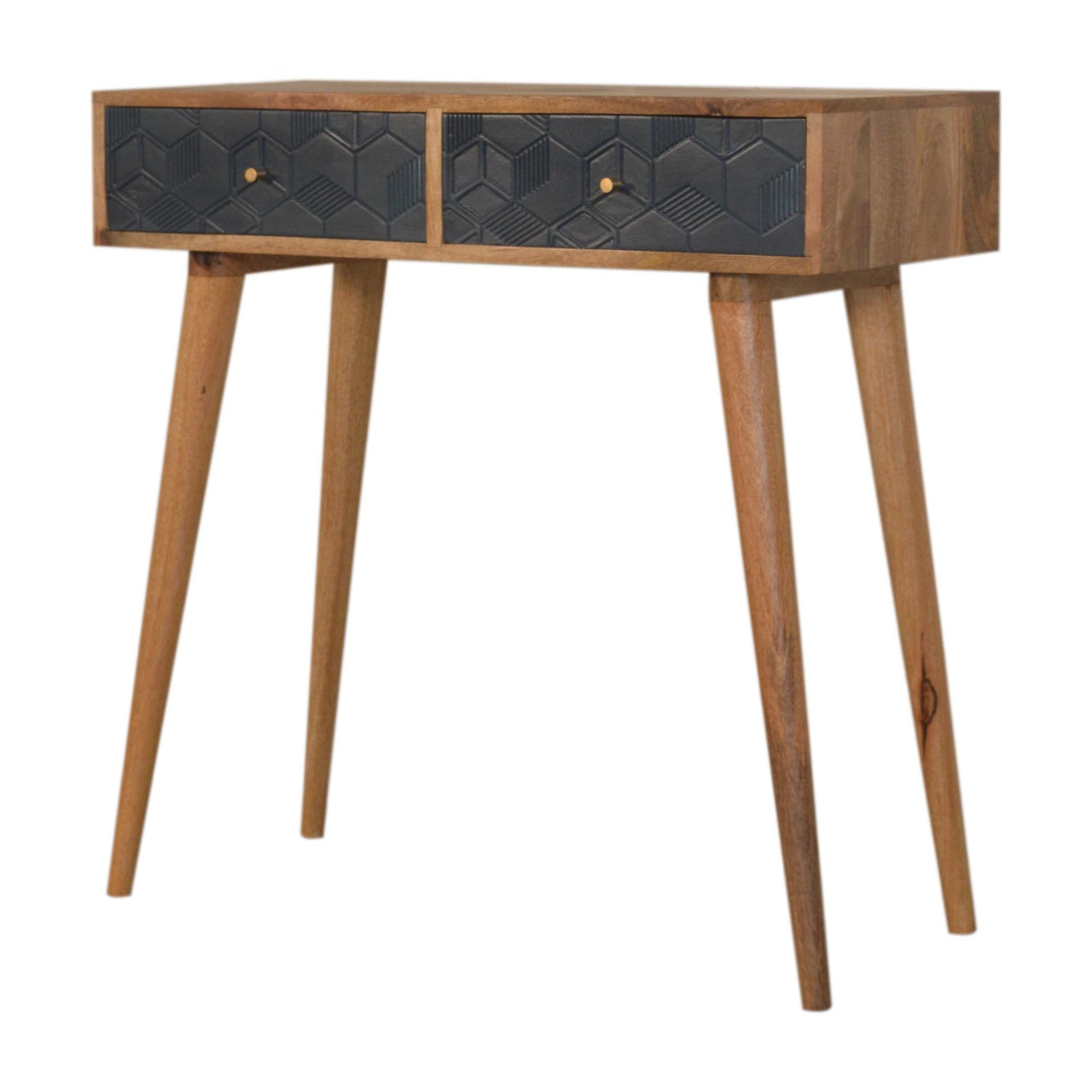 Acadia Black Console Table Living with Luxury