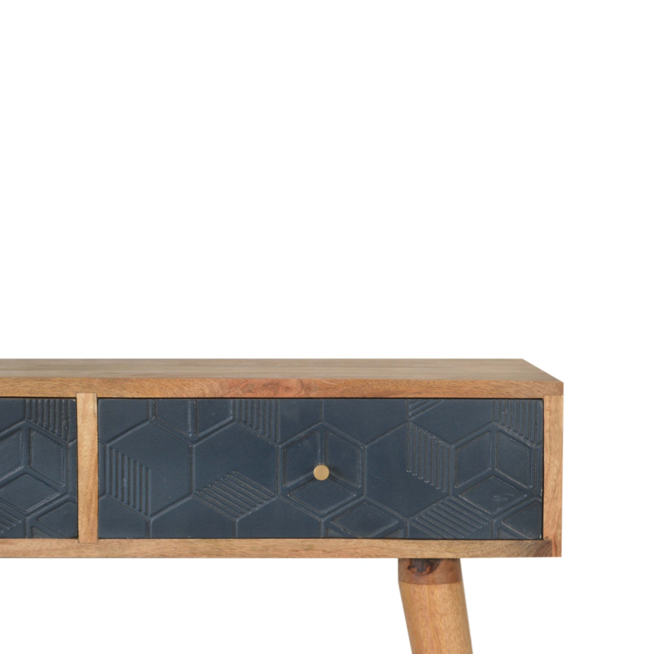 Acadia Black Console Table Living with Luxury
