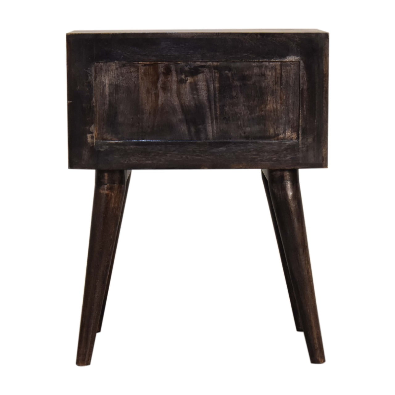 Ash Black Modern Solid Wood Bedside Living with Luxury