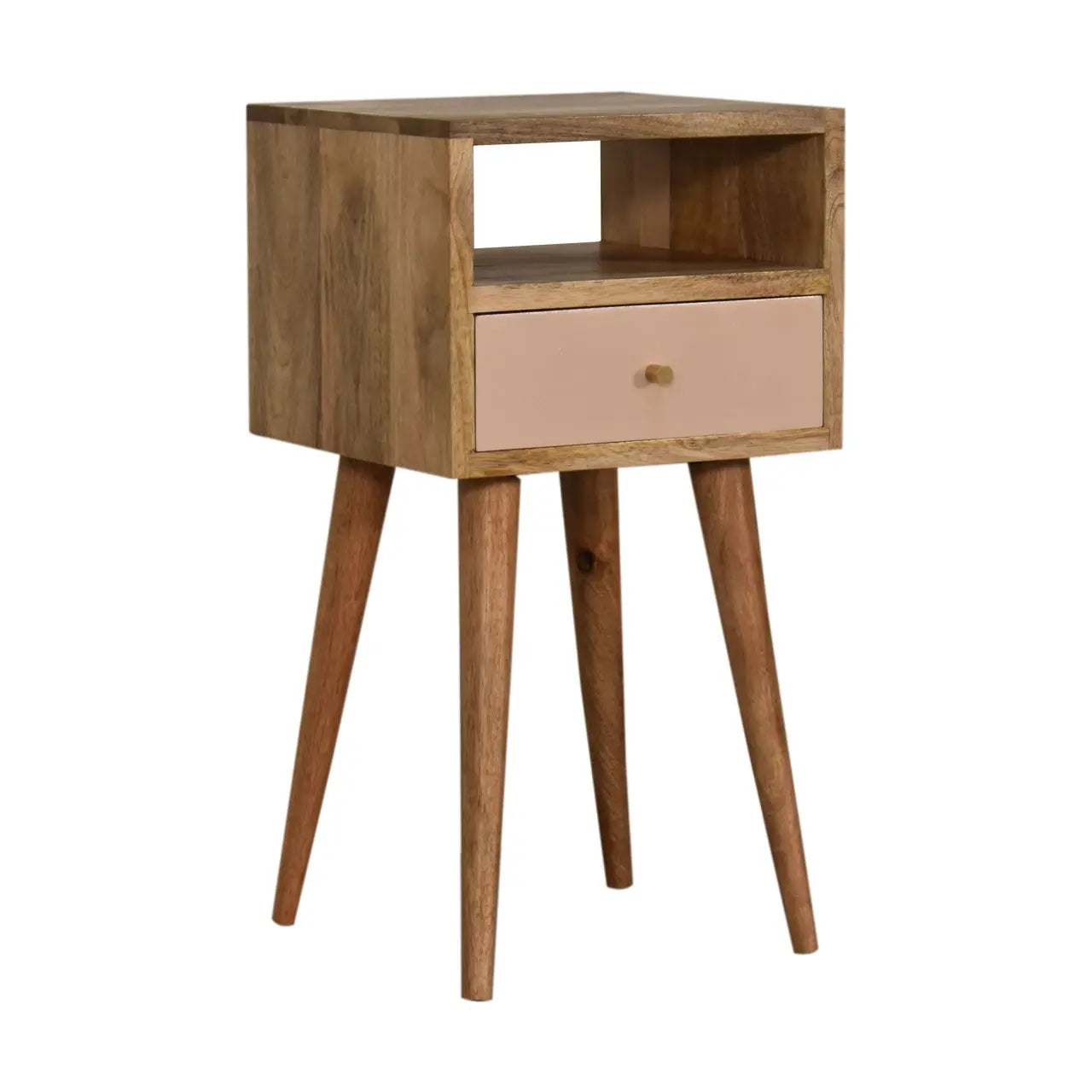 Mini Blush Hand Painted Bedside - Living with Luxury