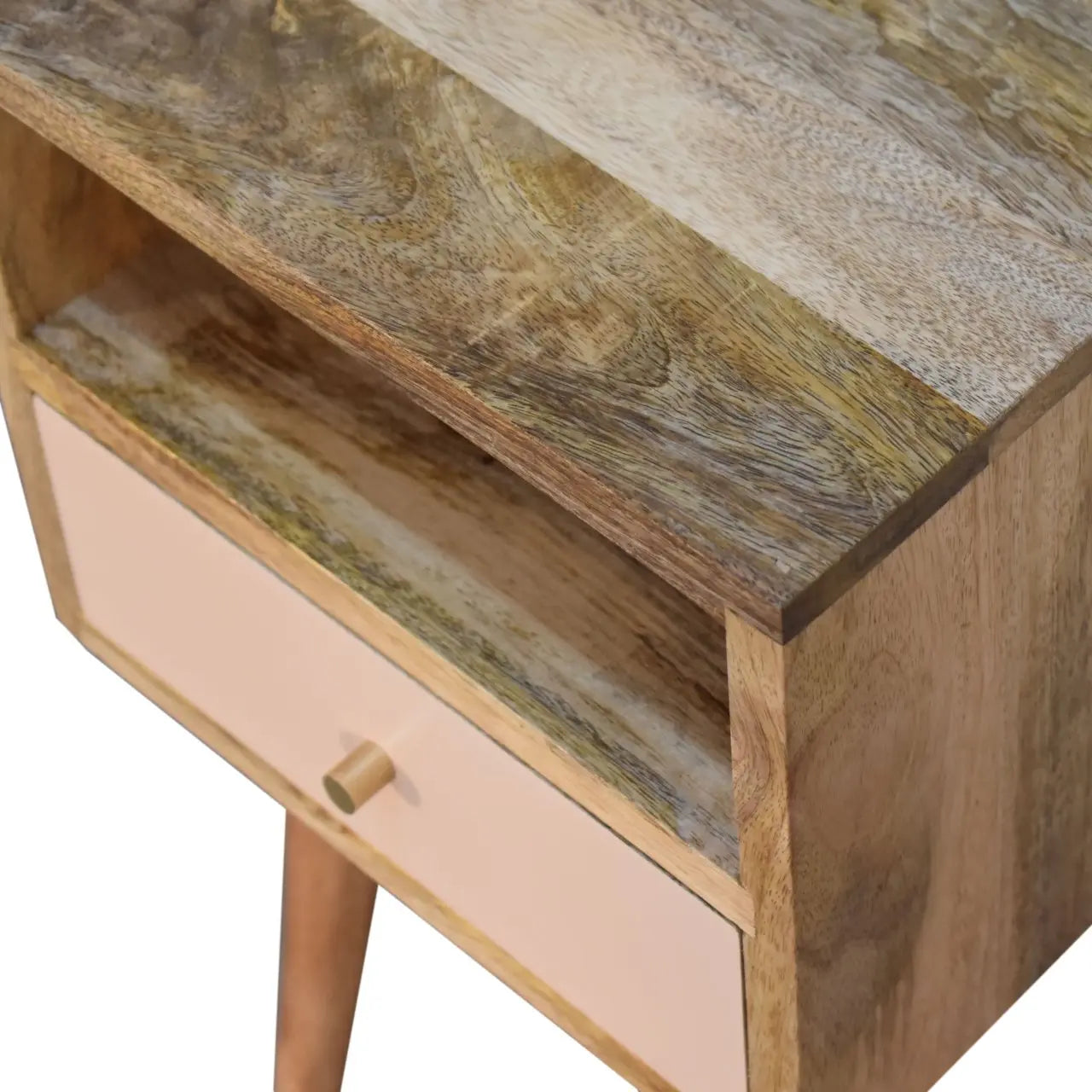 Mini Blush Hand Painted Bedside - Living with Luxury