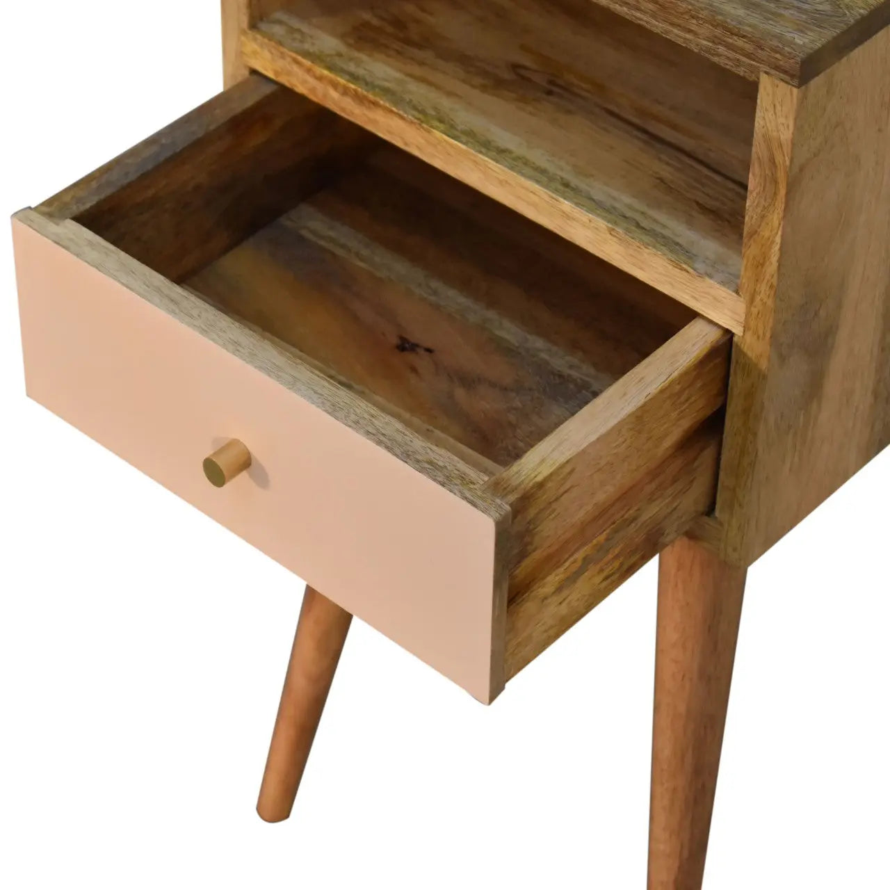 Mini Blush Hand Painted Bedside - Living with Luxury