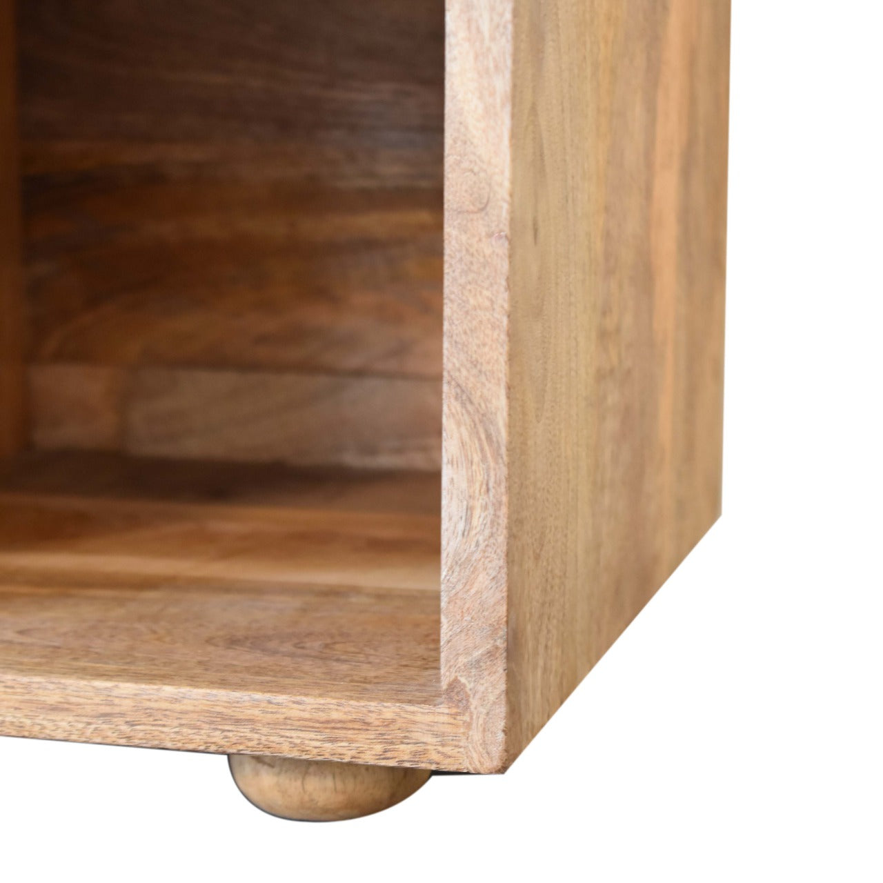 Mini Black Shoe Storage Footstool Living with Luxury