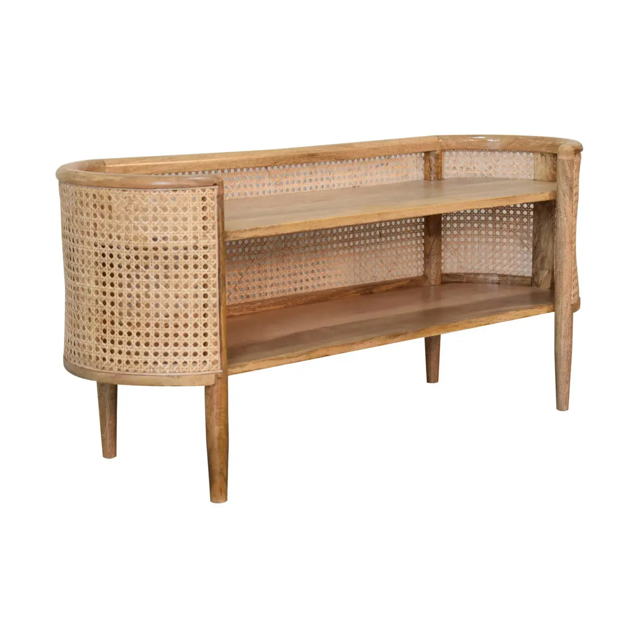 Larissa Curved Shelving Unit - Living with Luxury