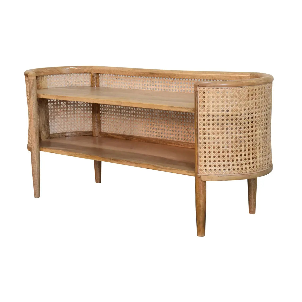 Larissa Curved Shelving Unit - Living with Luxury