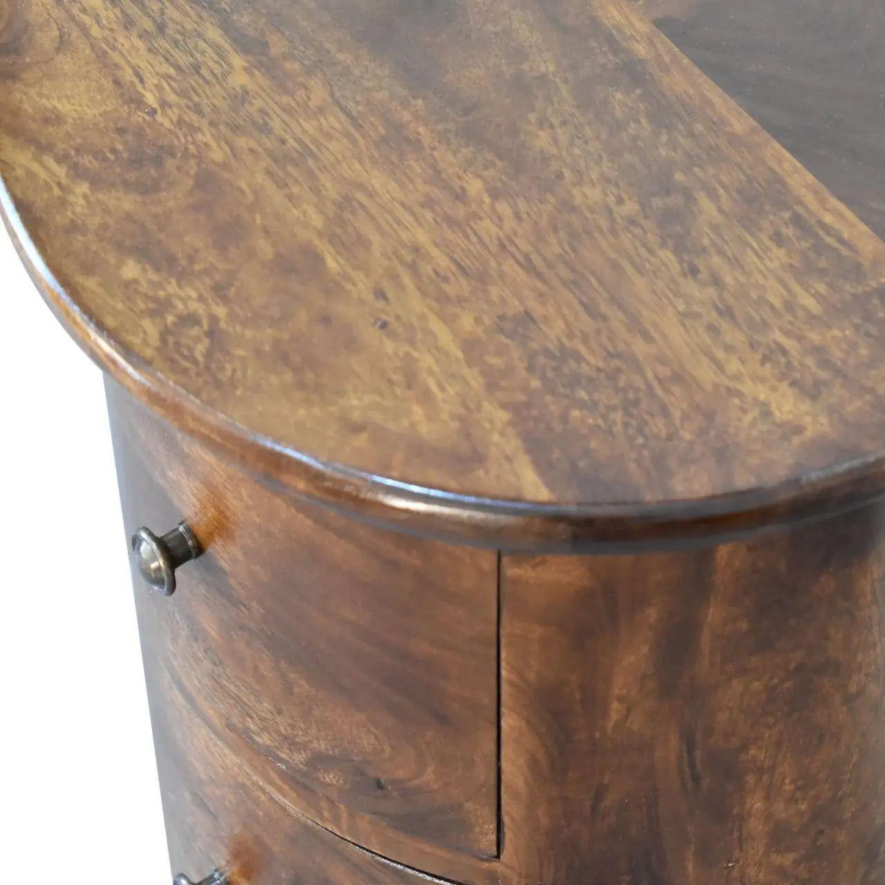 3 Drawer Chestnut Drum - Living with Luxury