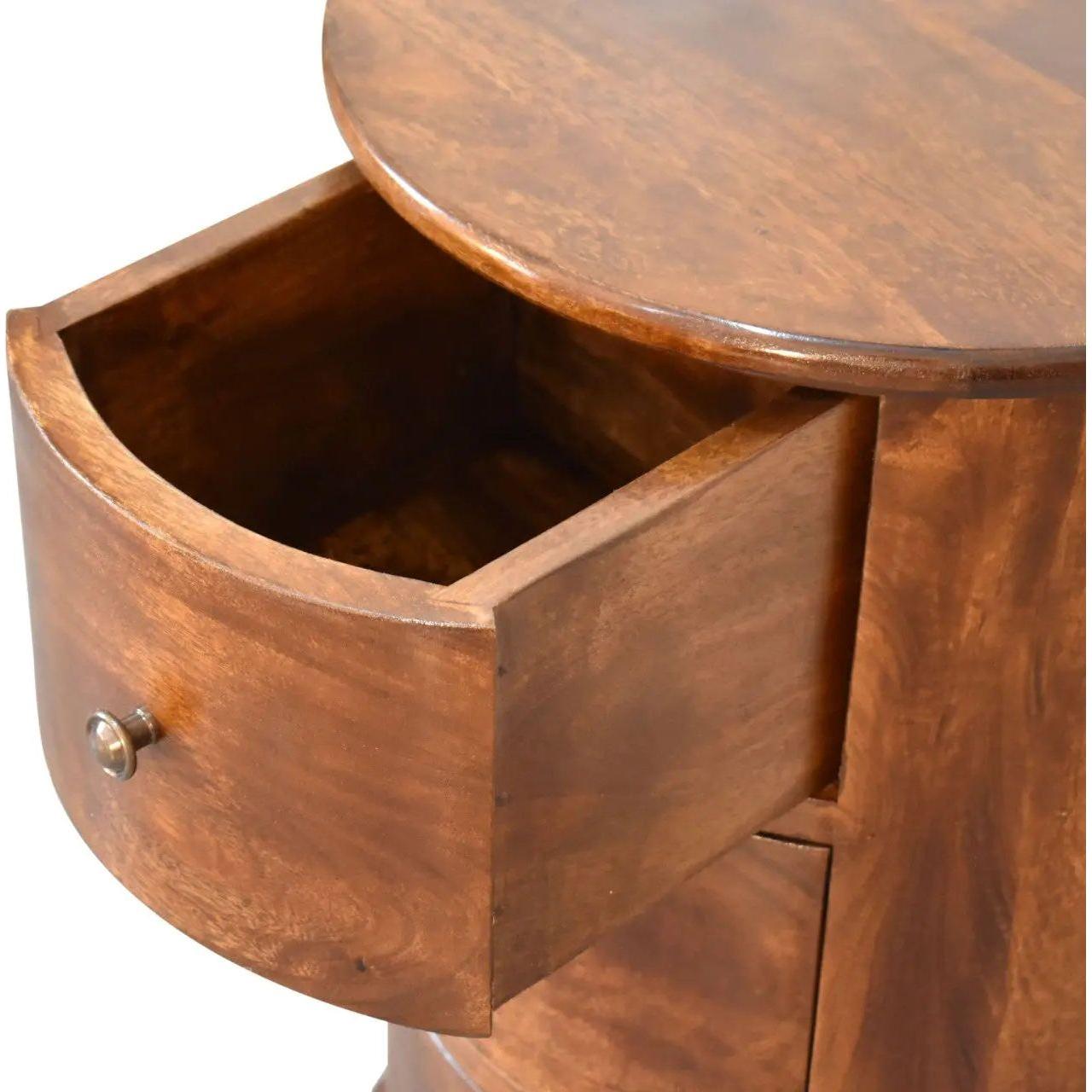 3 Drawer Chestnut Drum - Living with Luxury