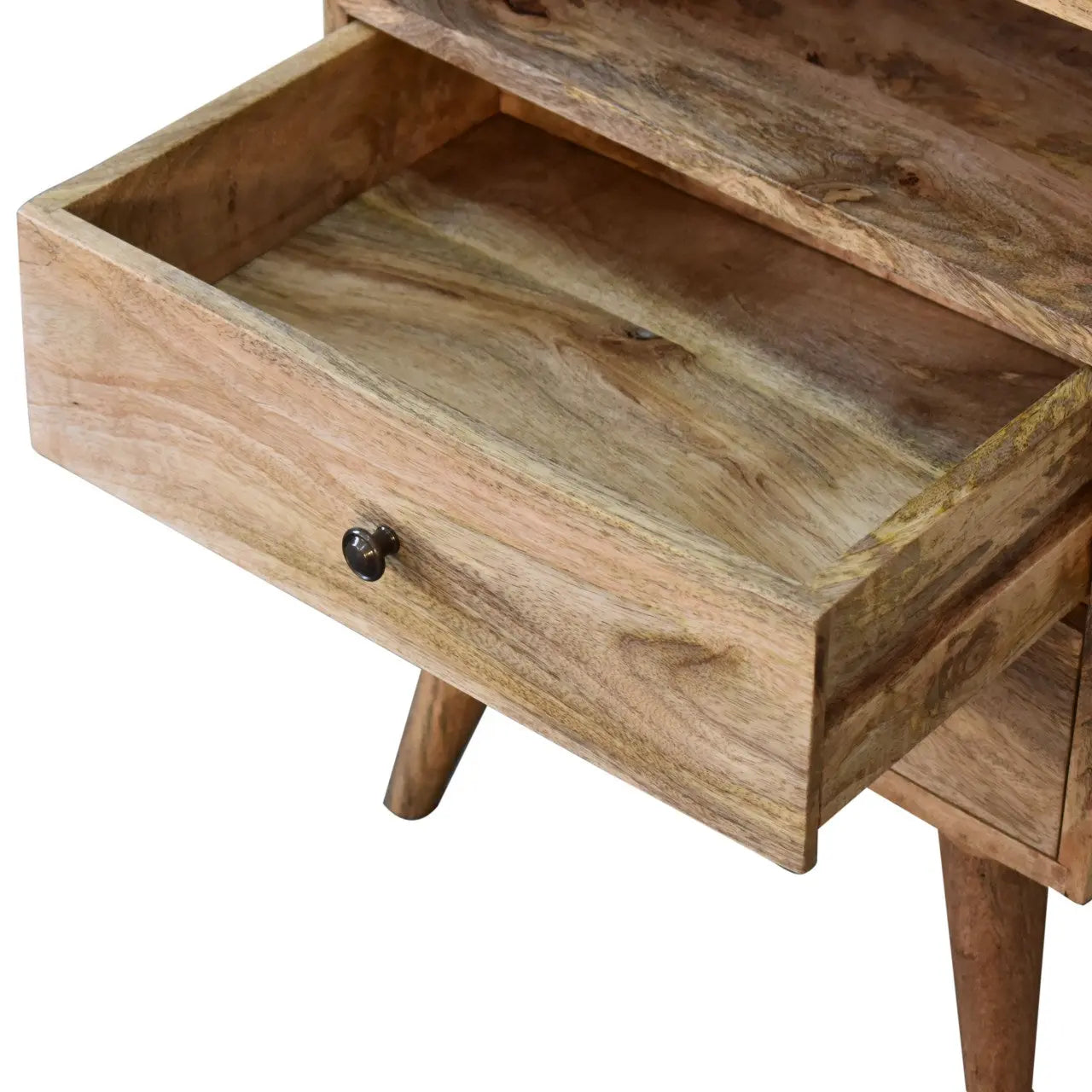 Classic Oak-ish Bedside - Living with Luxury