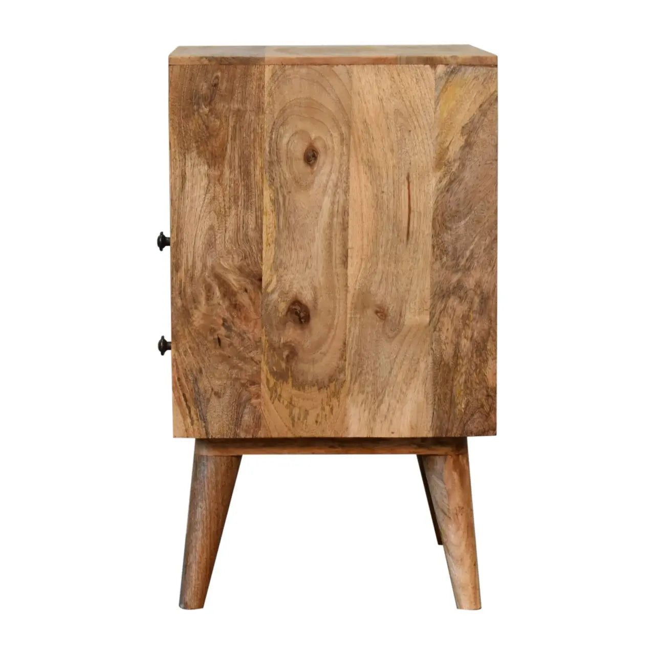 Classic Oak-ish Bedside - Living with Luxury