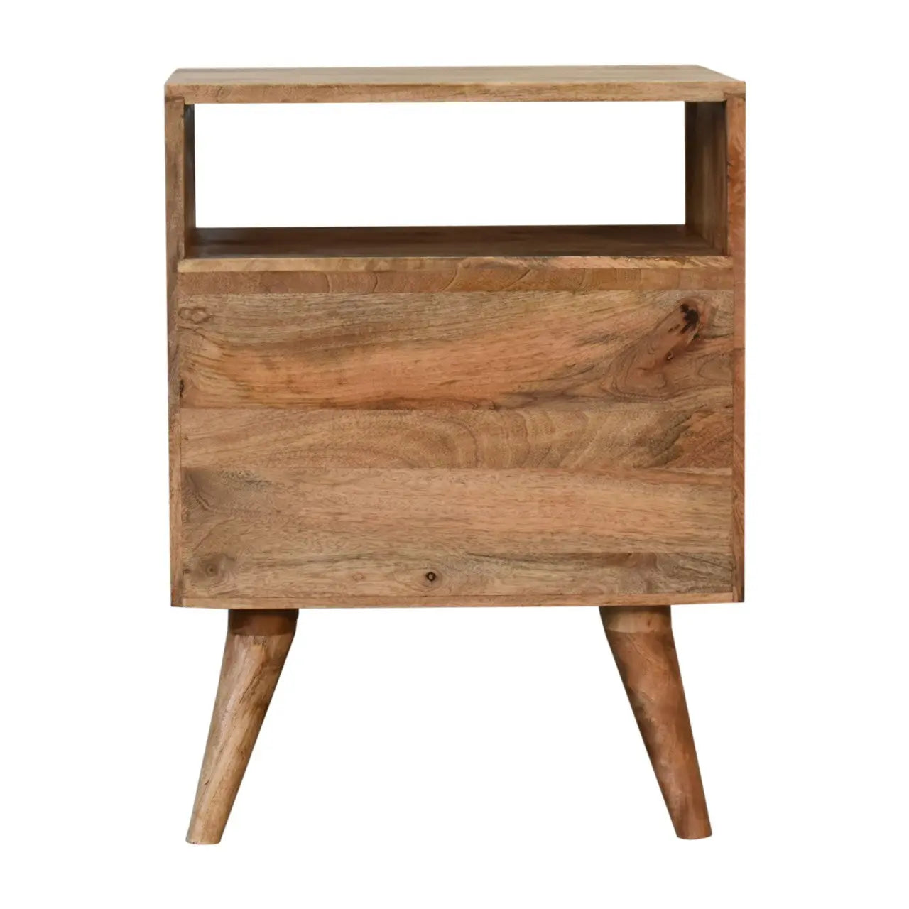 Classic Oak-ish Bedside - Living with Luxury