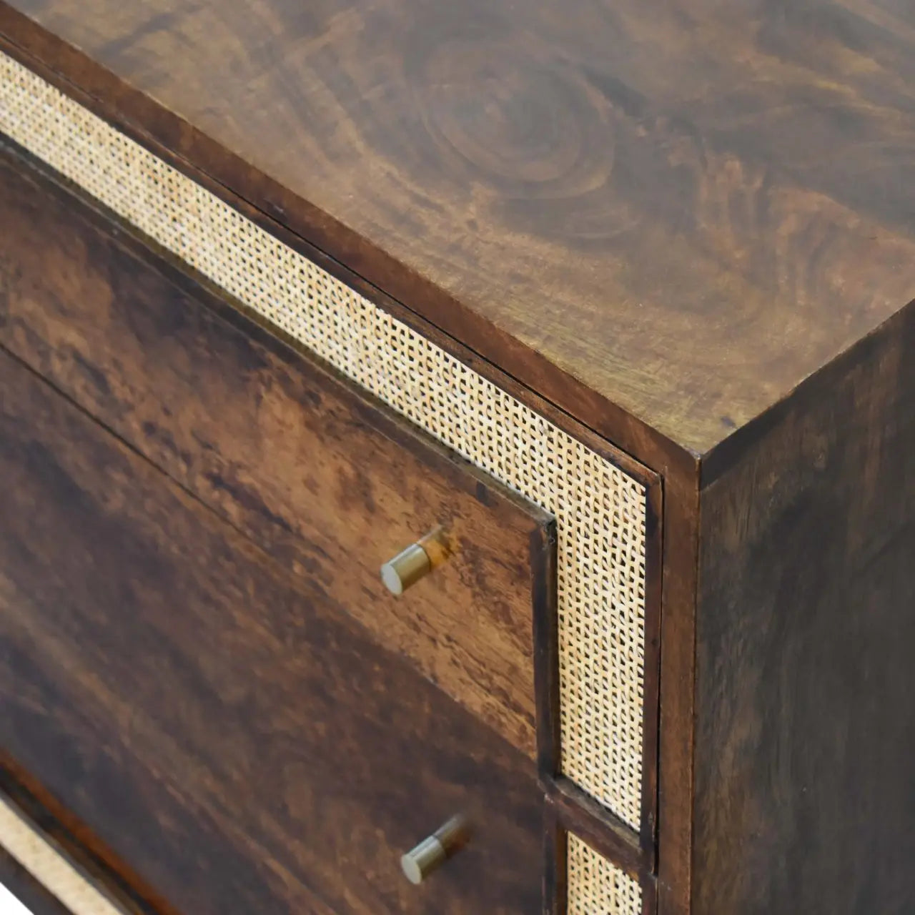 Close-knit Chestnut Chest - Living with Luxury