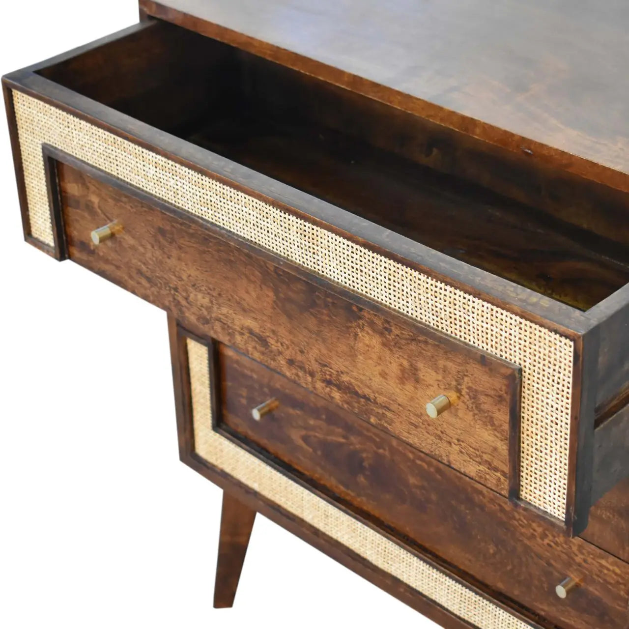 Close-knit Chestnut Chest - Living with Luxury
