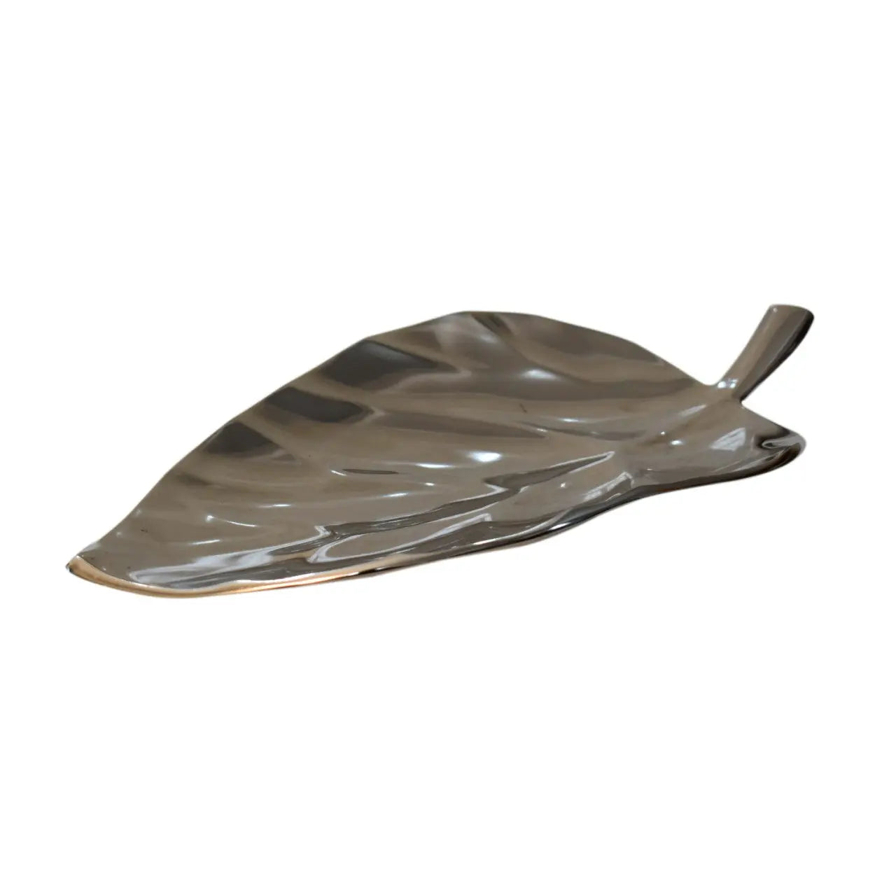 Nickle Leaf Tray - Living with Luxury