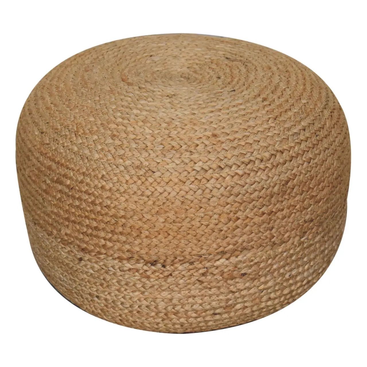Natural Jute Pouffe - Living with Luxury