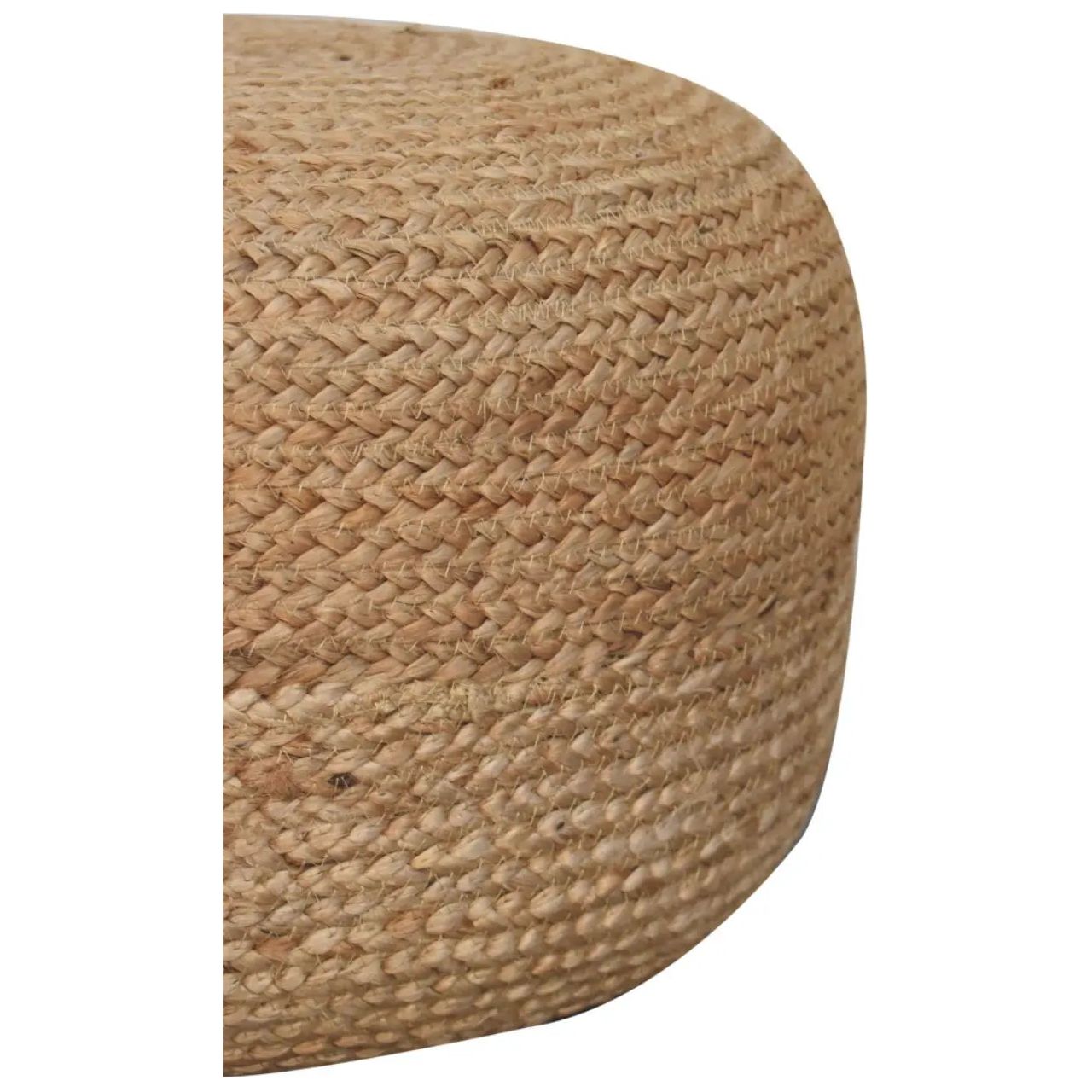 Natural Jute Pouffe - Living with Luxury