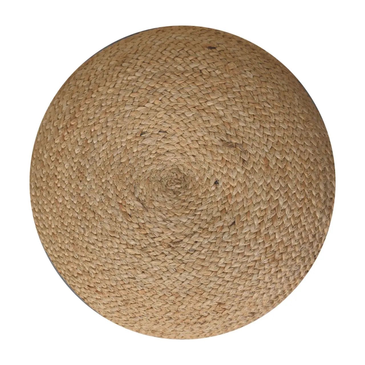 Natural Jute Pouffe - Living with Luxury