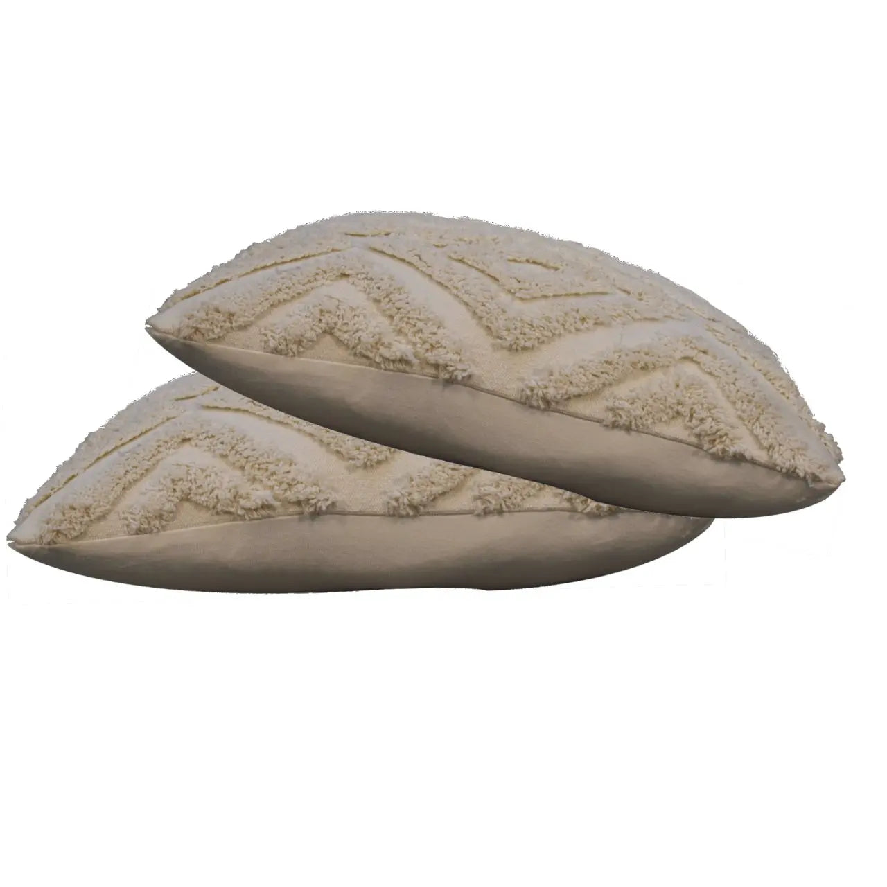 Cream Mini Diamond Cushion Set of 2 - Living with Luxury
