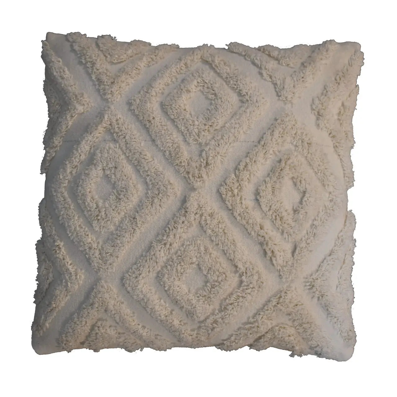 Cream Mini Diamond Cushion Set of 2 - Living with Luxury