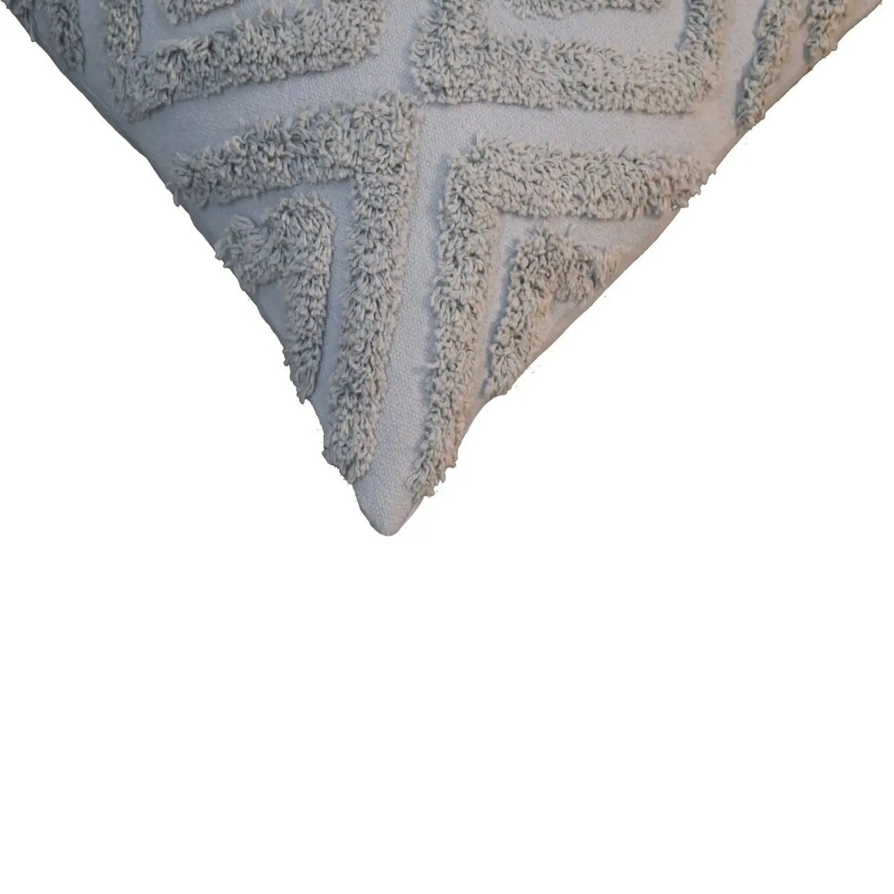 2 Grey Mini Diamond Tassle Cushions - Living with Luxury