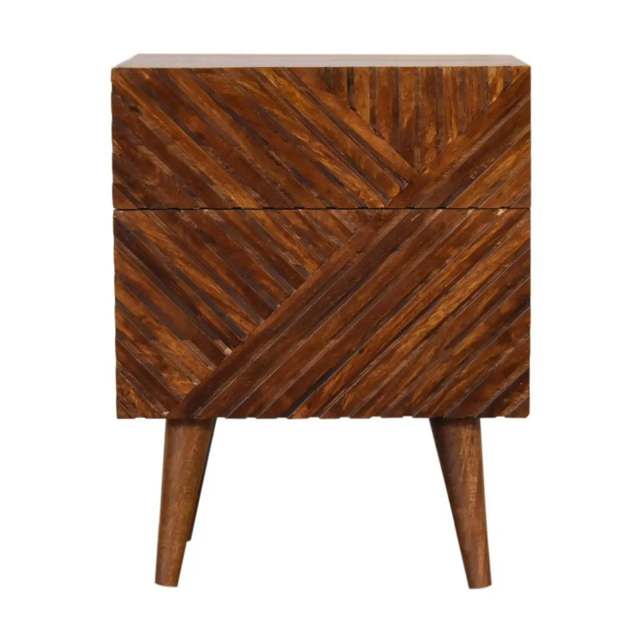 Lille 2 Drawer Bedside - Living with Luxury