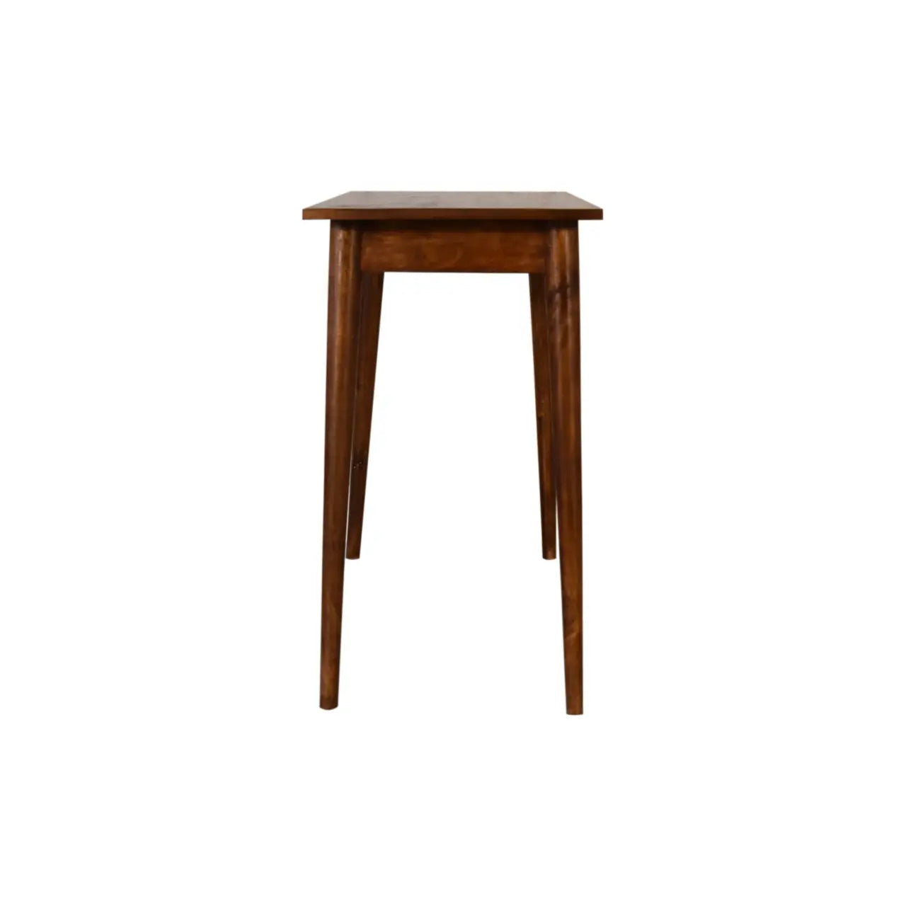 2 Drawer Chestnut Writing Desk | Solid Mango Wood for Home Office