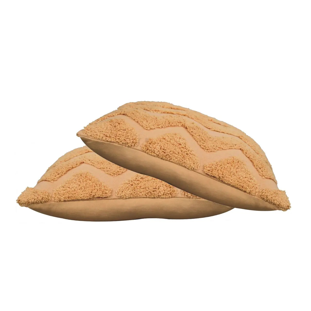Mustard Zig-zag Cushion Set of 2 - Living with Luxury