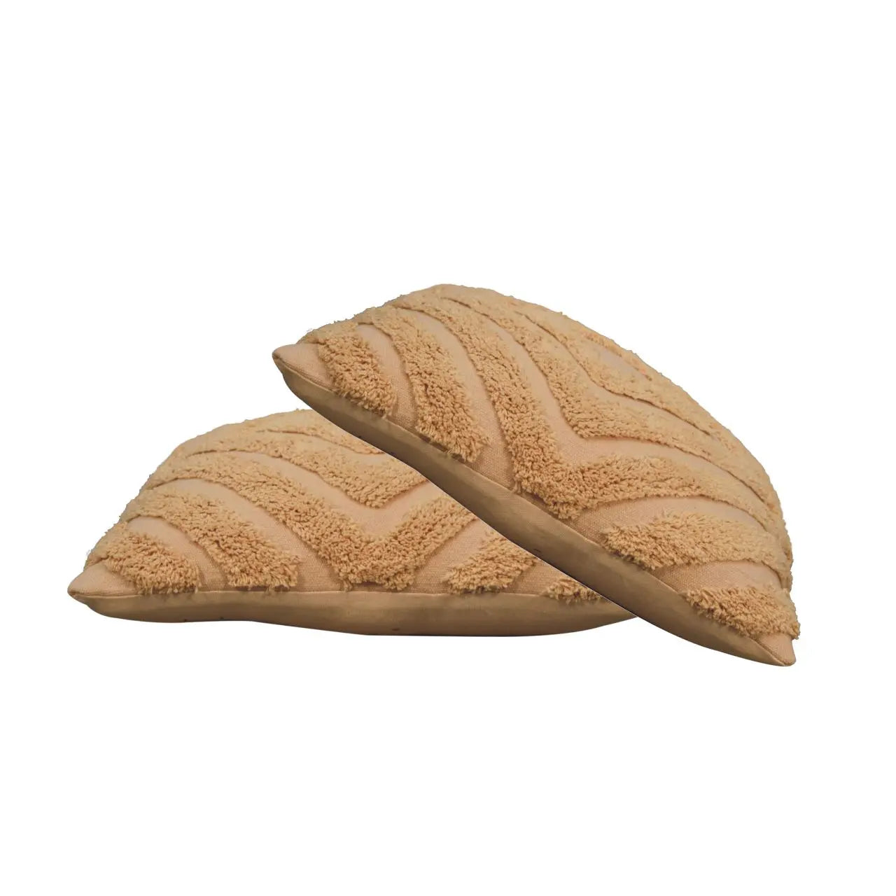Mustard Diamond Cushion Set of 2 - Living with Luxury