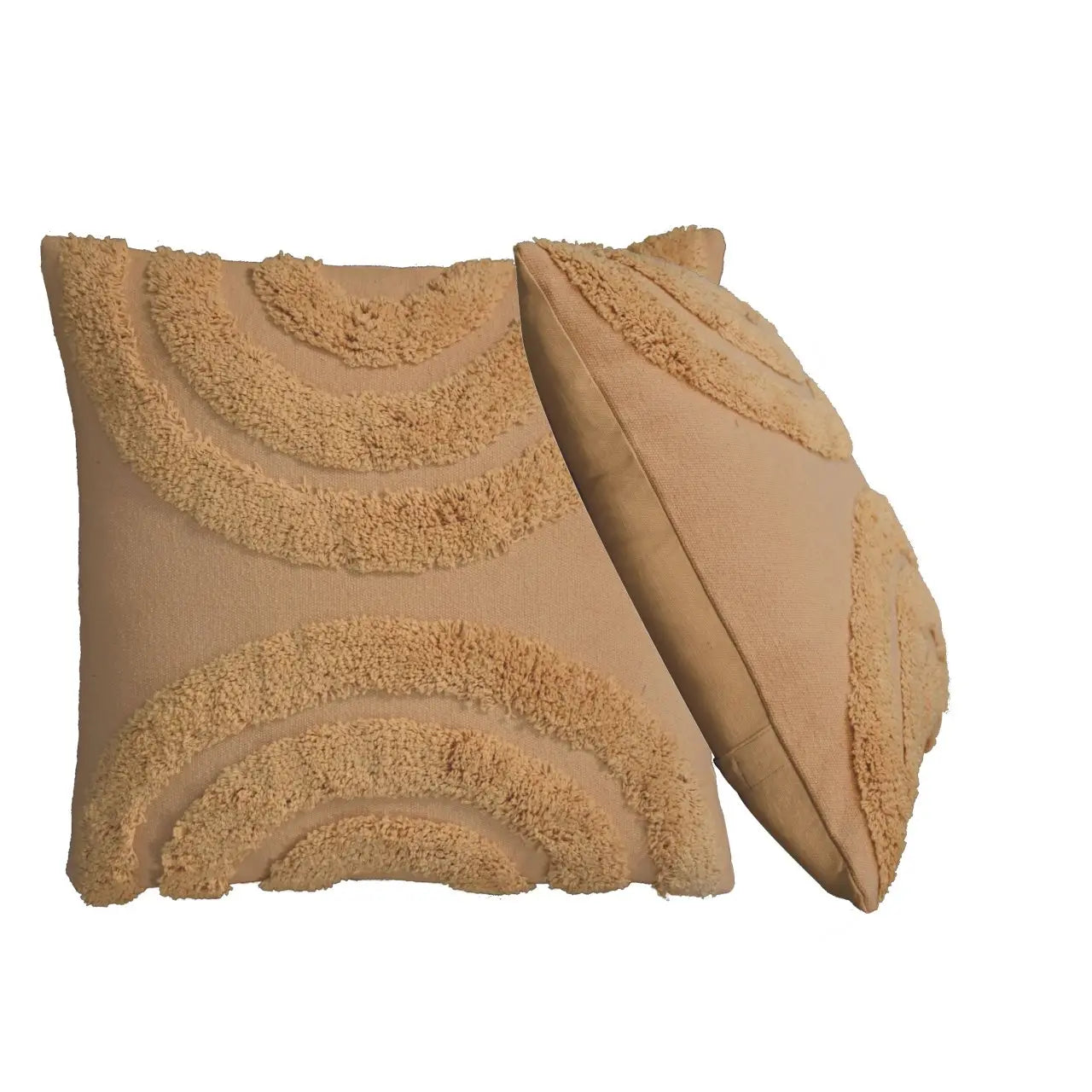 Arched Mustard Cushion Set of 2 - Living with Luxury