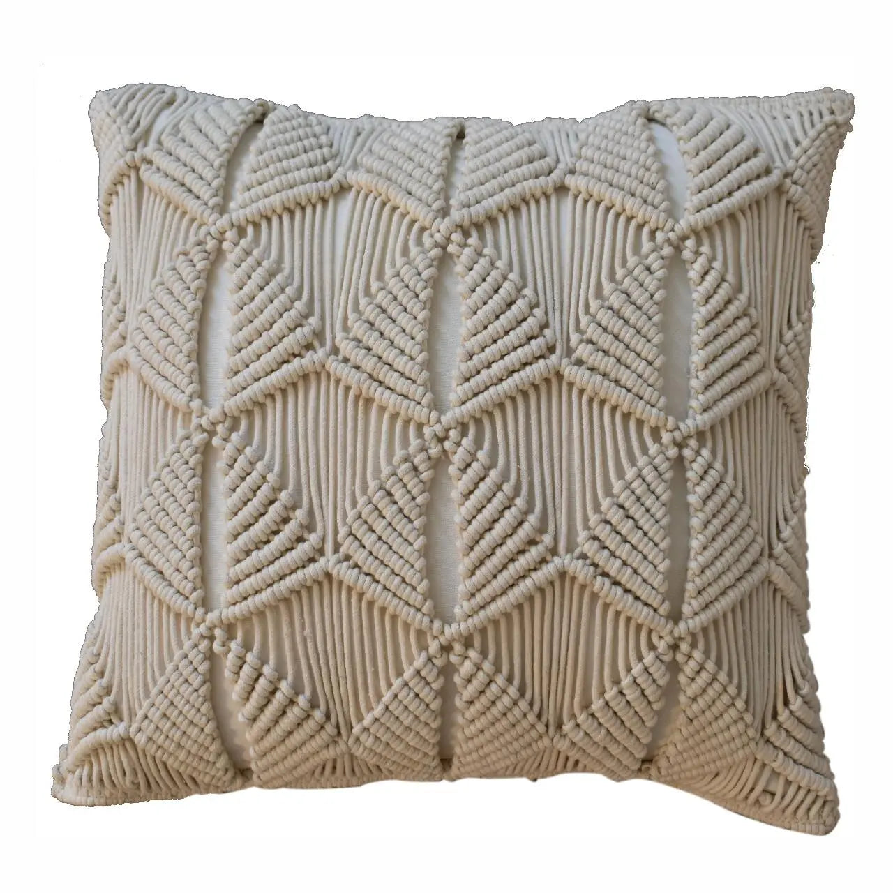 2x Esmi Natural White Cushions - Living with Luxury